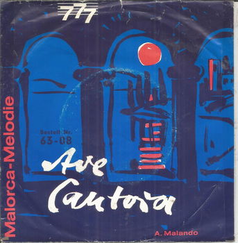 Jean Perez and His Orchestra – Ave Cantora / Mallorca-Melodie - 0