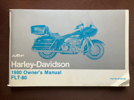 Harley-Davidson 1980 Owner's Manual FLT-80 - 0