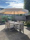 Origineel hardhouten tuinset + parasols - 2 - Thumbnail