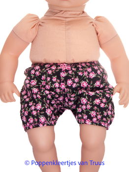 Baby Annabell 43 cm Setje fuchsia/roosjes - 2