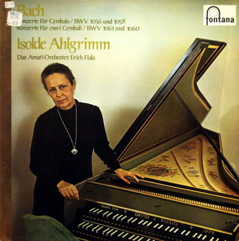 LP - Bach - Isolde Ahlgrimm - 0