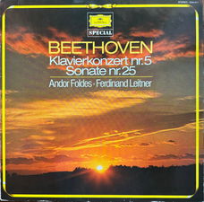 LP - Beethoven - Klavierkonzerten - Andor foldes, piano