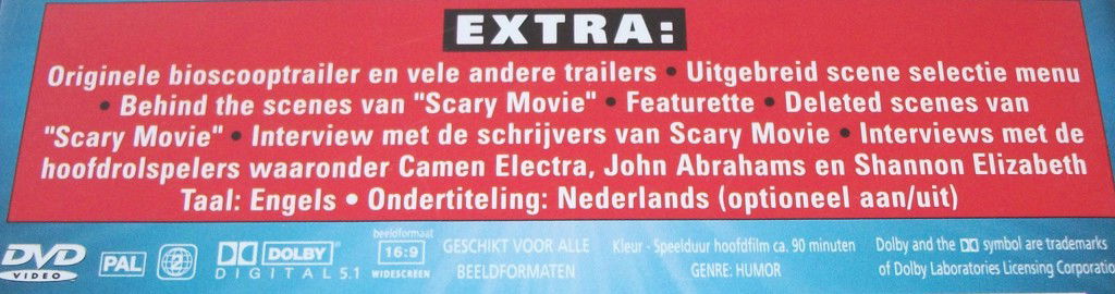 Dvd *** SCARY MOVIE *** - 2