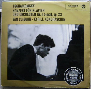 LP - Tschaikovsky - Concerto No. 1 - Van Cliburn - RCA Red Label - 0