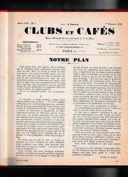 Clubs et cafes - Tous les jeux 1930-1932 - 2