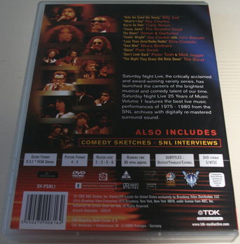 Dvd *** SATURDAY NIGHT LIVE *** 25 Years of Music: Volume 1 - 1