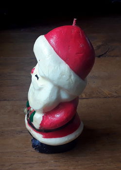 Vintage kaars van de kerstman - 1