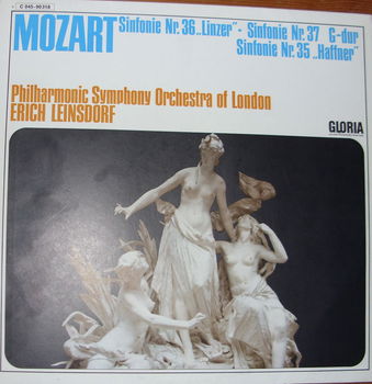 LP - Mozart - Sinfonie 36, 37, 35 - Erich Leinsdorf - 0