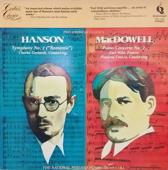 LP - Hanson * MacDowell - Symphony No. / Piano concerto No.2 - 0