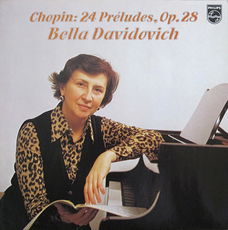 LP - Chopin - 24 Préludes - Bella Davidovich