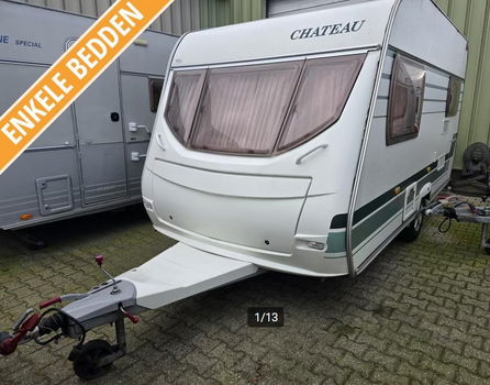 Chateau Calista 390 HU 2004 ALKO mover enkele bedden in nw staat - 0