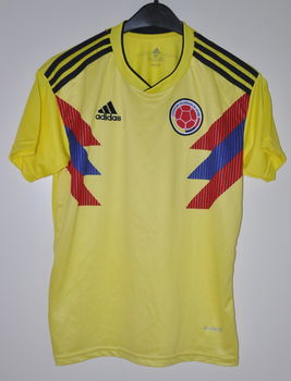 Colombia adidas voetbal thuisshirt 2018-19 met embleem - 0