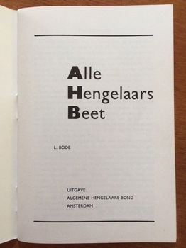 Alle Hengelaars Beet - L. Bode (1966) - 2