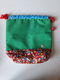 Projectbag 22 x 21 groen met kleine bloemetjes - 0 - Thumbnail