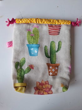 Projectbag 22x21 cm Cactus - 0