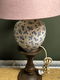 Vintage Laura Ashley Lampen voet met Oud Roze kap - 1 - Thumbnail