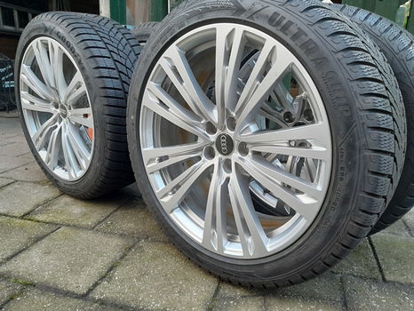 Audi a8 20inch orginele velgen met goede banden 5x112 - 0