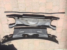 Bmw 1- reeks e81, e82, e87, e88 schutbord afdekplaat + afdekplaat ruitenwissers , rubber