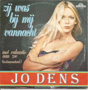 Jo Dens – Zij Was Bij Mij Vannacht (1986) - 0