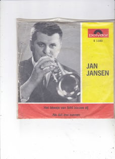 Single Jan Jansen- Het bloesje van lichtblauwe zij