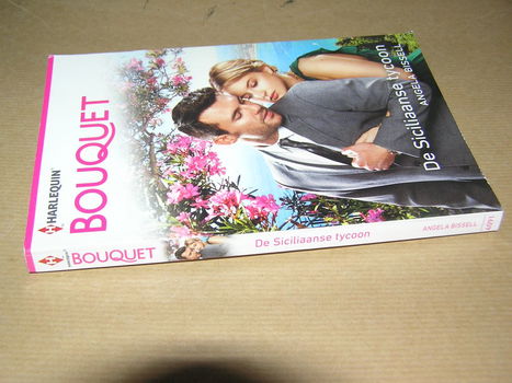 Harlequin Bouquet 4091 De Siciliaanse tycoon-Angela Bissell - 2