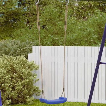 Schommelzitje voor kinderen verstelbaar blauw - 4