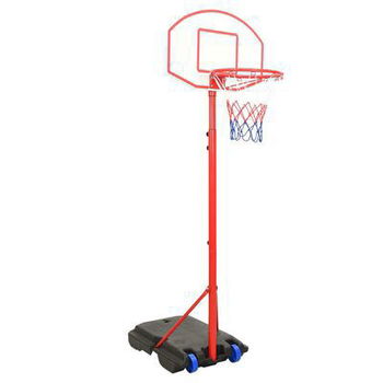 Draagbare basketbalset, verstelbaar 200-236 cm - 0