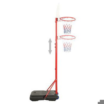 Draagbare basketbalset, verstelbaar 200-236 cm - 2