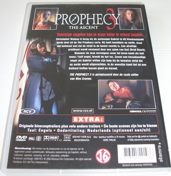 Dvd *** PROPHECY 3 *** The Ascent - 1