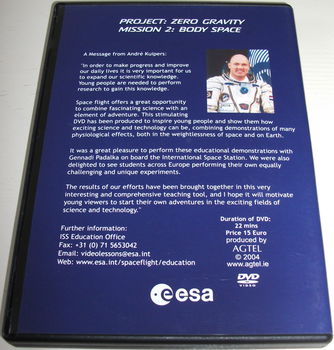 Dvd *** PROJECT: ZERO GRAVITY *** Mission 2: Body Space - 1