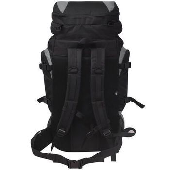 Wandelrugzak XXL 75 L zwart en grijs - 3