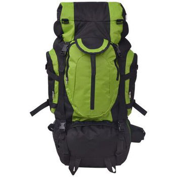 Wandelrugzak XXL 75 L zwart en groen - 1