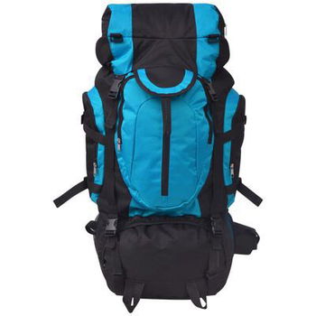 Wandelrugzak XXL 75 L zwart en blauw - 1