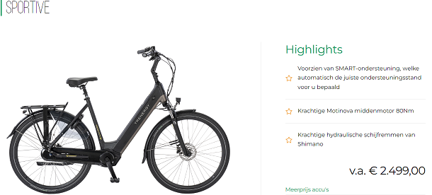 trenergy sportive met smart functie en midden motor - 0