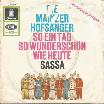 Die Mainzer Hofsänger – So Ein Tag So Wunderschön Wie Heute - 0