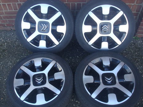 17 inch Originele Bicolor Citroën C3/C4 Cactus Velgen 4x108 - 6