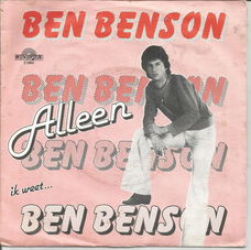 Ben Benson – Alleen (1980)