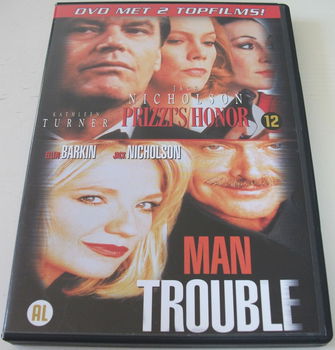 Dvd *** PRIZZI'S HONOR & MAN TROUBLE *** 2-Filmpack - 0