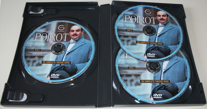 Dvd *** POIROT *** 3-DVD Boxset Seizoen 2 - 3