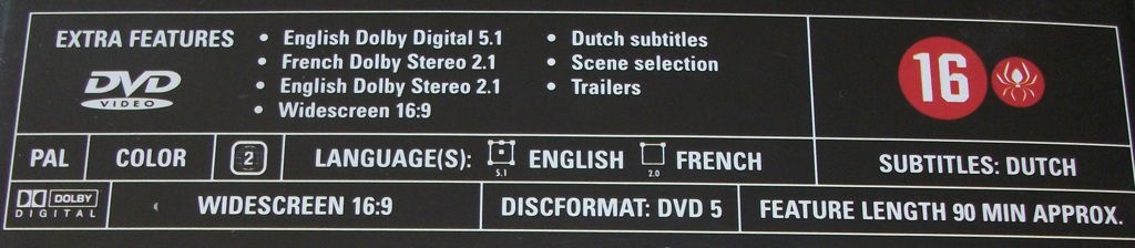 Dvd *** POINT OF ORIGIN *** - 2