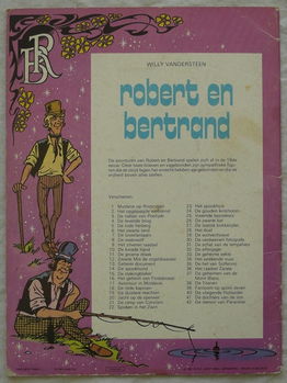 Strip Boek, Robert En Bertrand, De Demon Van Paracelse, Nr.42, Standaard Uitgeverij, 1981.(Nr.1) - 3