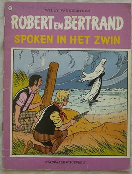 Strip Boek, Robert En Bertrand, Spoken In Het Zwin, Nr.22, Standaard Uitgeverij, 1977.(Nr.1) - 0