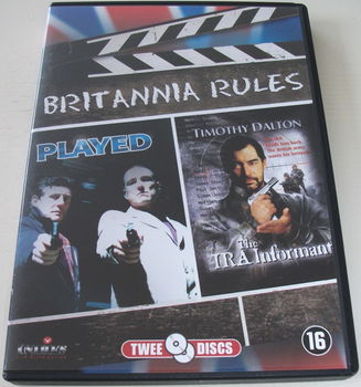 Dvd *** PLAYED & IRA INFORMANT *** 2-Disc Britannia Rules - 0