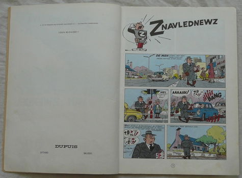 Strip Boek, De Avonturen Van Robbedoes En Kwabbernoot, Z Van Zwendel, Nr.15, Dupuis, 1977.(Nr.1) - 1