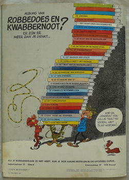 Strip Boek, De Avonturen Van Robbedoes En Kwabbernoot, Z Van Zwendel, Nr.15, Dupuis, 1977.(Nr.1) - 3