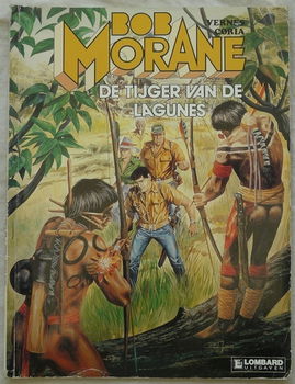 Strip Boek, Bob Morane, De Tijger Van De Lagunes, Nr.22, Lombard, 1989.(Nr.1) - 0