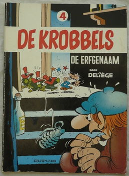 Strip Boek, De Krobbels, De Erfgenaam, Nr.4, Dupuis, 1984.(Nr.1) - 0