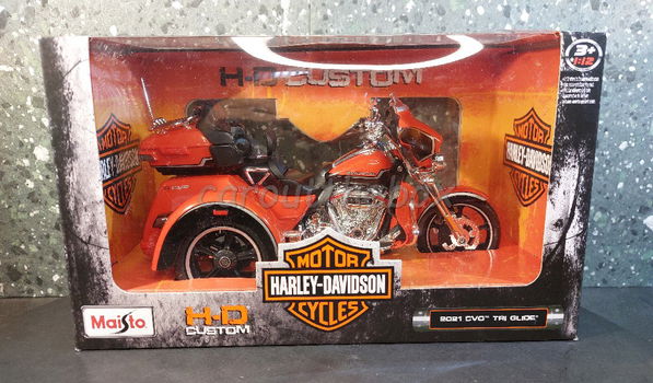 Harley Davidson CVO Tri Glide 2021 oranje 1/12 Maisto MA264 - 3