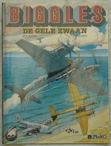 Strip Boek, Biggles, De Gele Zwaan, Nr.2, Lefranco, 1990.(Nr.1)