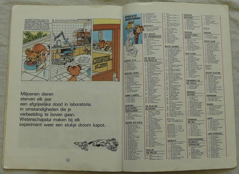 Strip Boek, Het Beste Uit Robbedoes, De Dierenwereld, Nr.12, Dupuis, 1986.(Nr.1) - 2